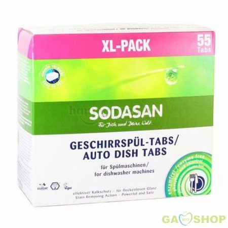 Sodasan öko mosogatógép tabletta xl pack