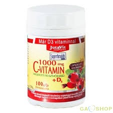 Jutavit c-vitamin+d3 1000 mg tabl.100 db